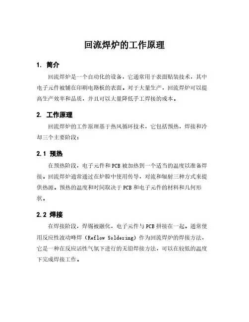 回流焊炉的工作原理