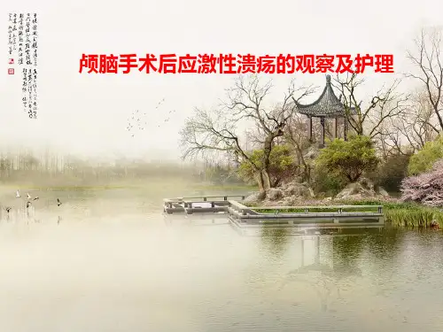 颅脑手术后应激性溃疡的观察及护理ppt课件