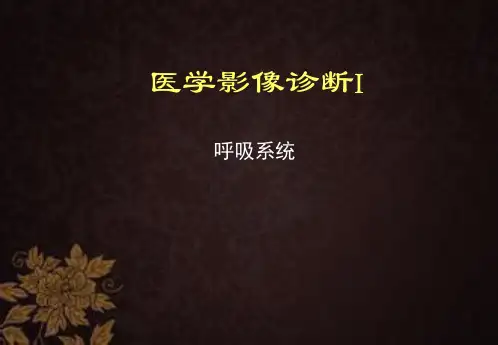 呼吸系统影像诊断-PPT
