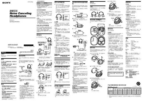 降噪耳机 当充电电池电量低时 Noise Canceling Headphones
