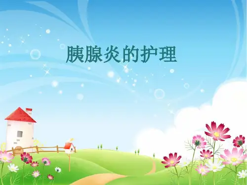 胰腺炎护理ppt课件