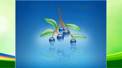 项目五一般进出口货物通关讲义课件(PPT 124页)