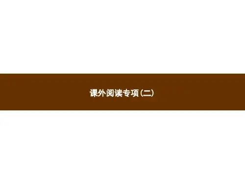 六年级上册语文习题课件-课外阅读专项(二)｜部编版(共11张PPT)