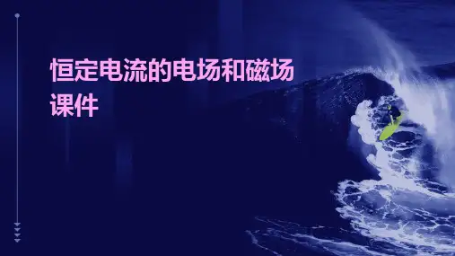 恒定电流的电场和磁场课件