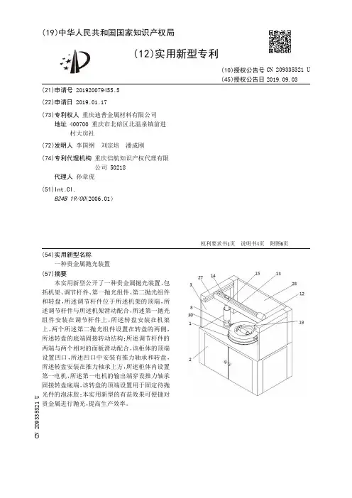 【CN209335321U】一种贵金属抛光装置【专利】