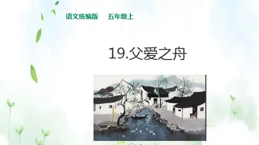 《父爱之舟》ppt完美版1