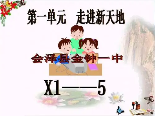 走进新天地ppt优秀课件 人民版