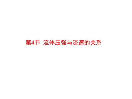 人教版物理八年级下册第9章第4节流体压强与流速的关系课件 (共16张PPT)
