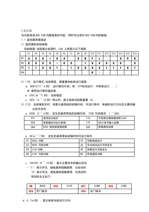 星玛电梯资料