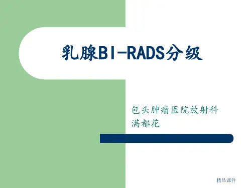 乳腺BI-RADS分级