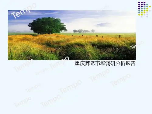 重庆养老市场调研分析报告