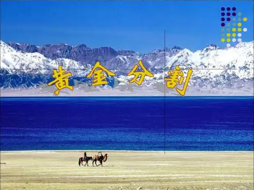 北师大版4.2_黄金分割课件