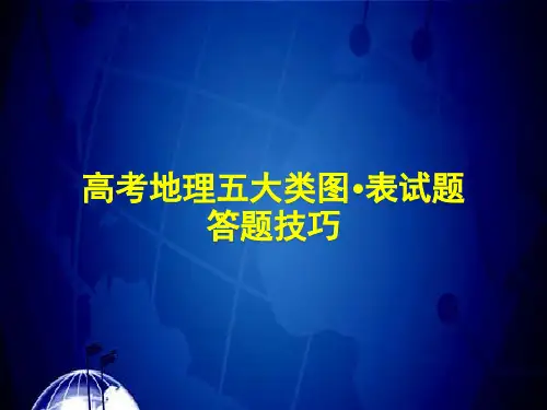专题 高考地理图表判读(共52张PPT)