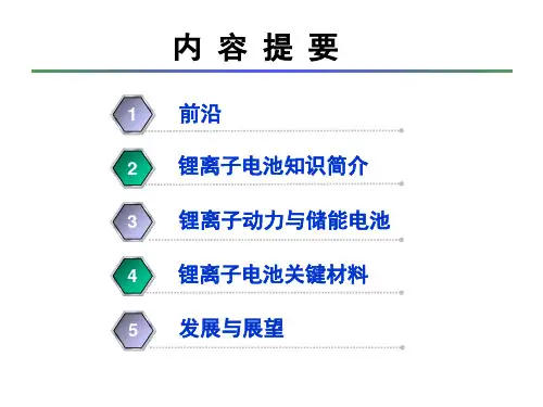 锂离子动力与储能电池及其产业链  ppt课件