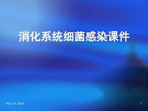 消化系统细菌感染课件