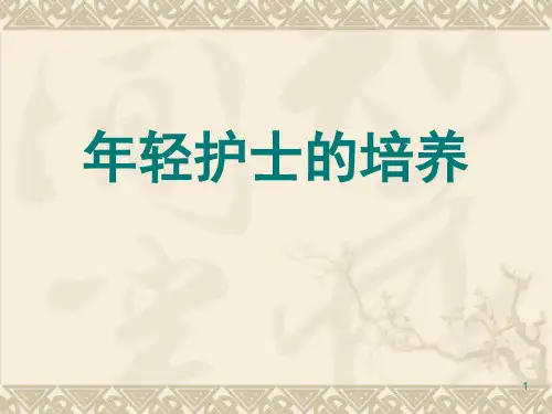 年轻护士培养ppt课件