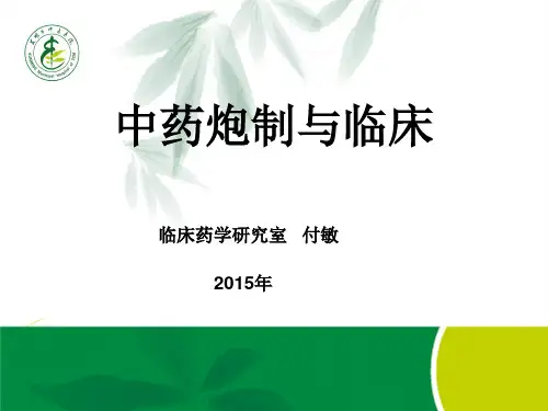 中药炮制