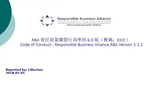 RBA6.0版标准资料