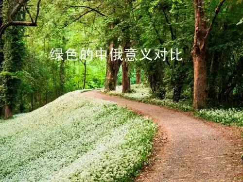 中俄颜色对比分析 绿色