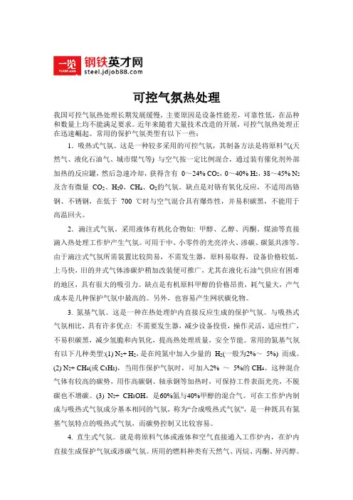 可控气氛热处理
