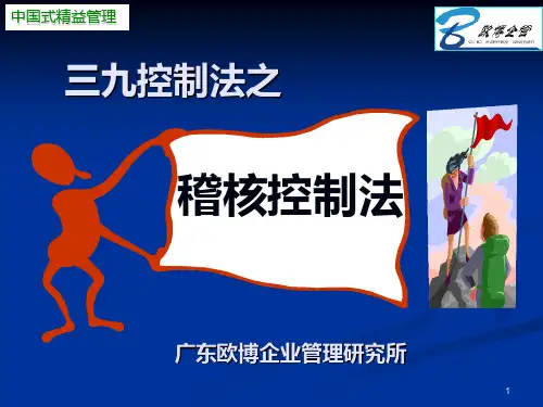 稽核培训PPT课件