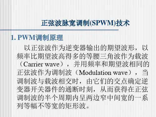 正弦波脉宽调制SPWM