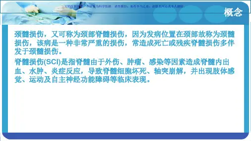 颈髓损伤的医疗护理查房课件