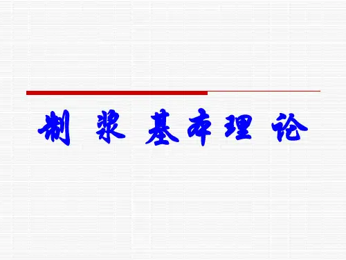 制浆