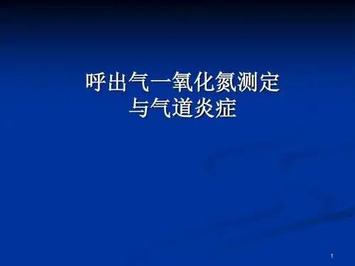 呼出气一氧化氮测PPT精选课件