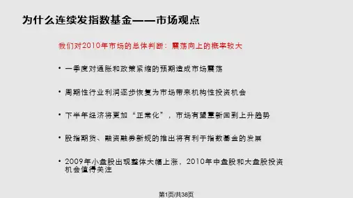 易方达指数基金的投资策略及易方达上证中盘ETF简介PPT课件