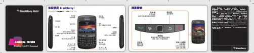 BlackBerry_Bold_9780中文说明书