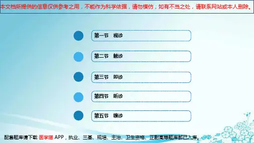 体格检查基本方法培训课件