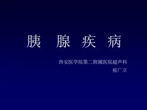 胰腺超声ppt课件