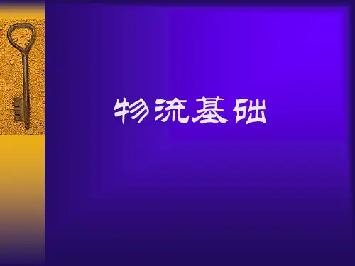 物流管理全套课件PPT