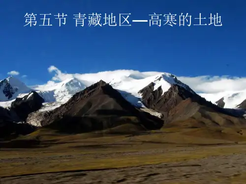 地理八下《青藏地区——高寒的土地》精品课件