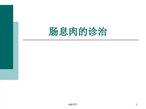 肠息肉的诊治 ppt课件