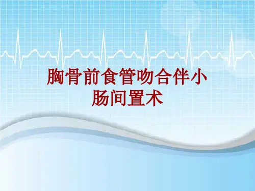 手术讲解模板：胸骨前食管吻合伴小肠间置术