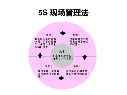 5S 现场管理法ppt_图文