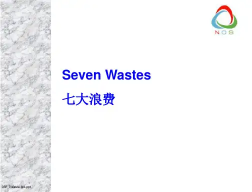 3、精益定义的七大浪费