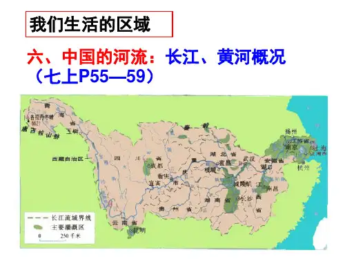 人文地理8(黄河与长江)PPT课件