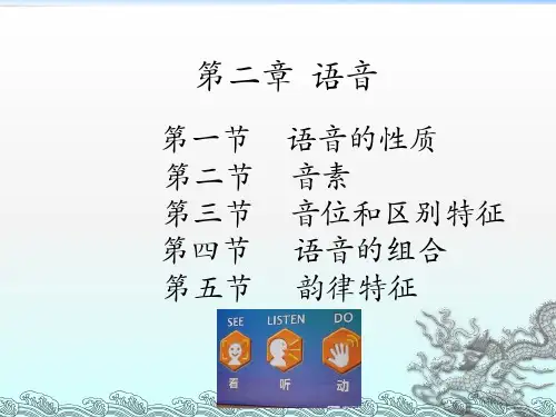 《语言学概论》贺阳 第二章  语音