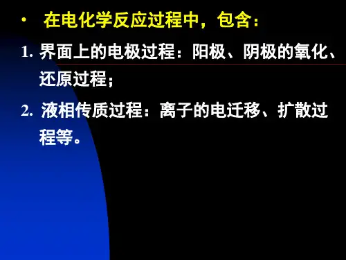 第九章 电解与极化