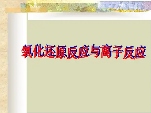 鲁科版离子反应优质课件1