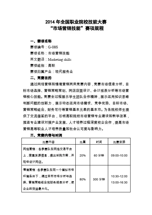 itmc营销技能资料总结