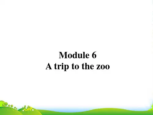外研七年级英语上册Module6 A trip to the zoo Unit 2 课件