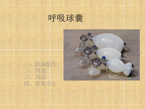 呼吸球囊课件
