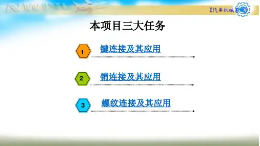 汽车机械基础-8  键、销及螺纹连接