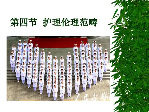 护理道德范畴与规范资料