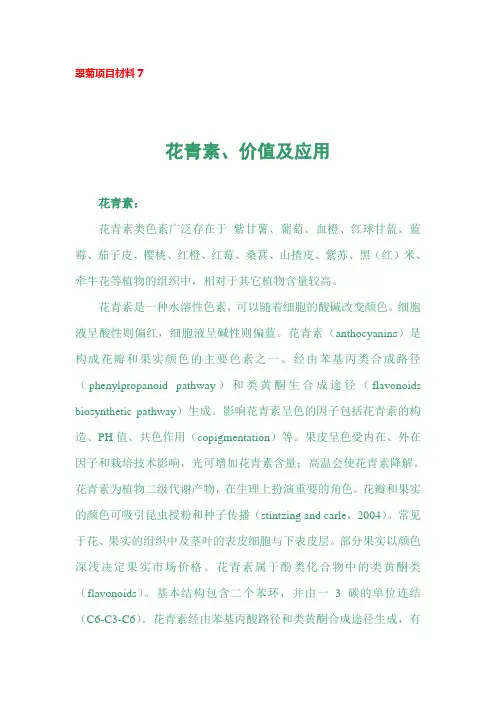花青素价值