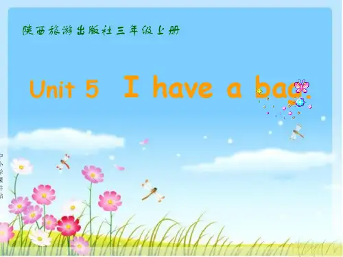 三年级英语上册 unit 5 i have a bag课件